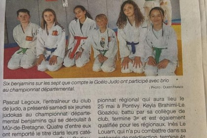 Article de Ouest France