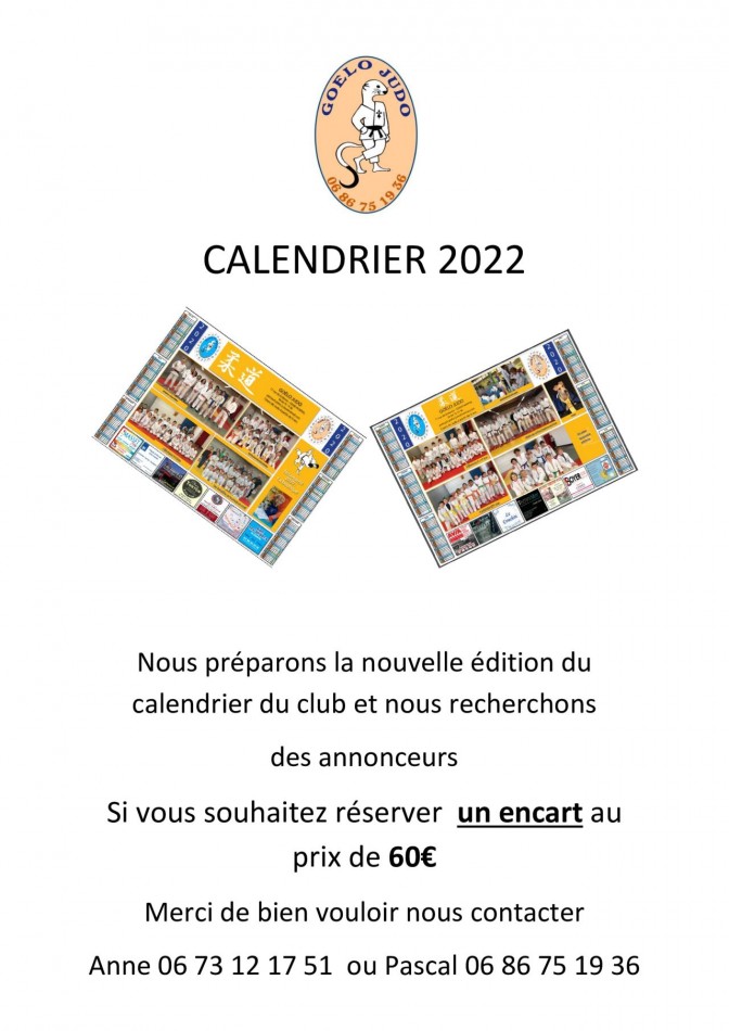 Image de l'actu 'Calendrier 2022 - Encarts'