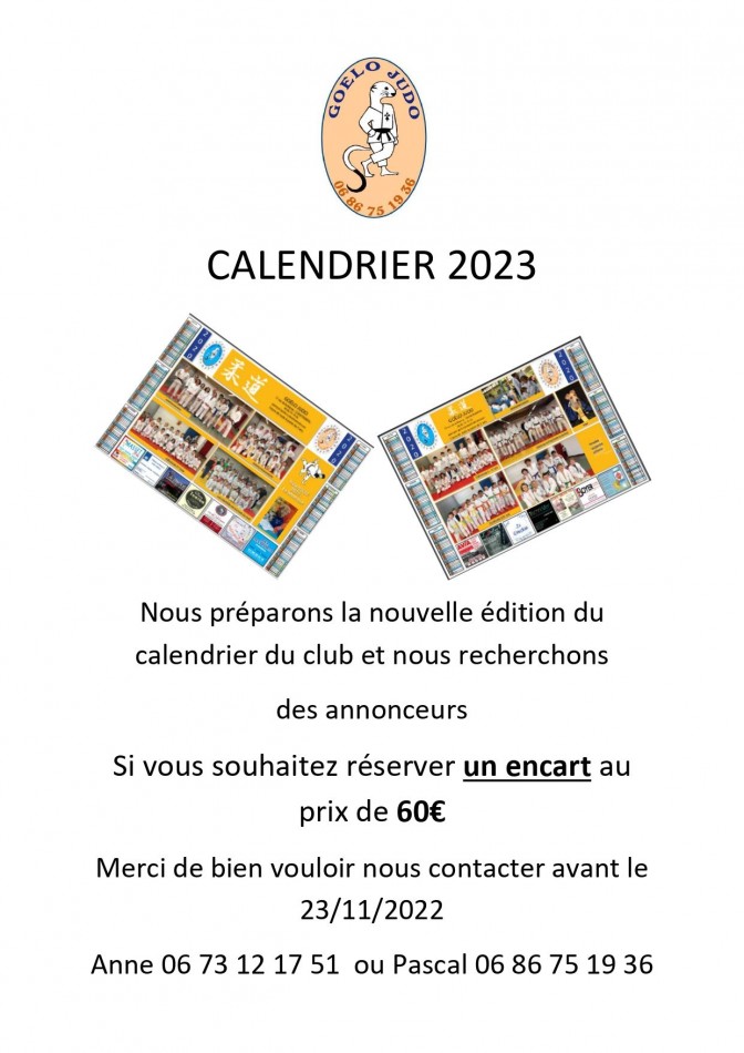 Image de l'actu 'Calendrier 2023'